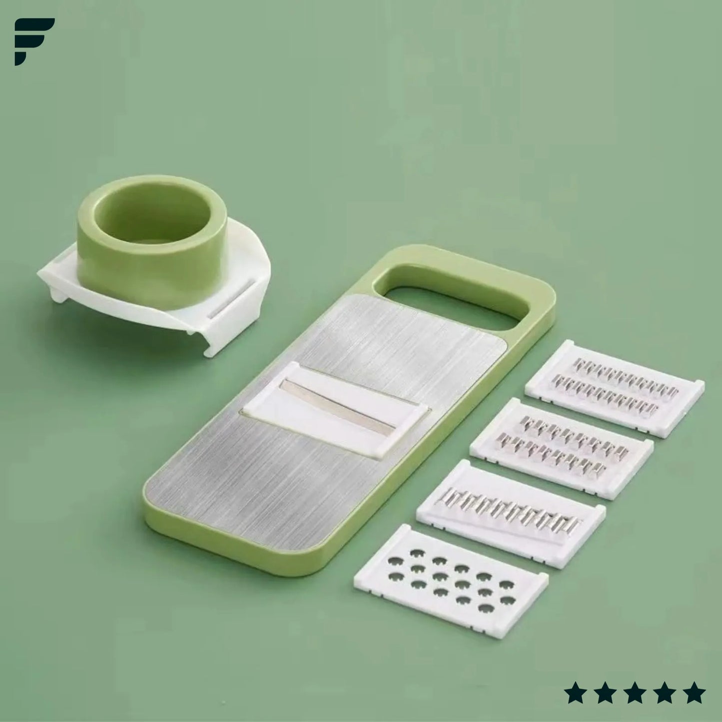 5-in-1 Multifunctional High-Quality Vegetable & Fruit Slicer Easy to Use